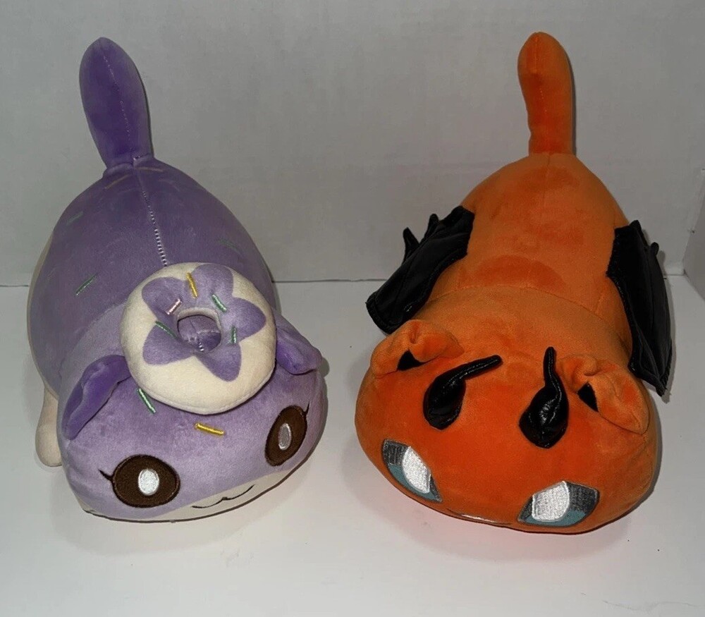 Kitty Cat Plush DEMON DEVIL CAT And Donut Cat 9’’ Plush Stuffed Animal